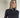 CKONTOVA HIGH NECK KNIT TOP BLACK