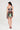PEACE AND CHAOS | POMEGRANATE WRAP MINI SKIRT